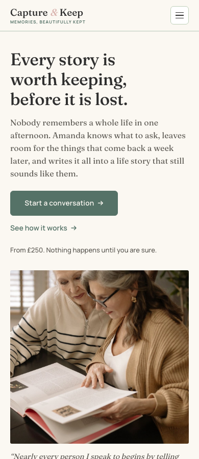 Option 2: Words and material mobile